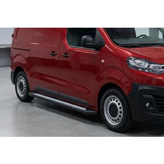 Side Steps New Vision Black (2 pcs, Aluminum) Peugeot Expert 2017- photo 1