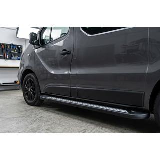 Side Steps New Vision Black (2 pcs, Aluminum) Renault Trafic 2015- photo 1
