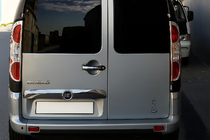Fiat Doblo I 2005-2010 Chrome Tail Light Covers (2 pcs, Stainless Steel) Carmos - Turkish Stainless Steel photo 1