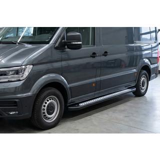 Side Steps New Vision Black (2 pcs, Aluminum) Volkswagen Crafter 2016- photo 1