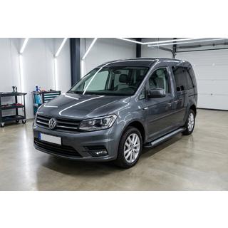 Side Steps New Vision Black (2 pcs, Aluminum) Volkswagen Caddy 2015-2020 photo 1