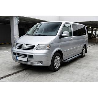 Side Steps New Vision Black (2 pcs, Aluminum) Volkswagen T5 Caravelle 2004-2010 photo 1