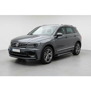 Side Steps New Vision Black (2 pcs, Aluminum) Volkswagen Tiguan 2016-2023 photo 1