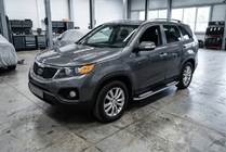Kia Sorento II XM 2009-2014 Side Steps Tayga V2 (2 pcs, Aluminum) 2013-2016 photo 1