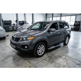 Side Steps Tayga V2 (2 pcs, Aluminum) Kia Sorento II XM 2009-2014 photo 1