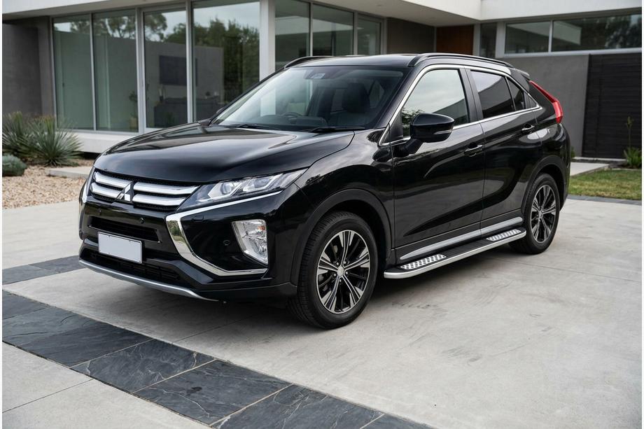 Mitsubishi Eclipse Cross 2017- Side Steps Tayga V2 (2 pcs, Aluminum) Image
