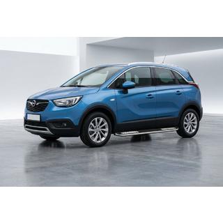 Side Steps Tayga V2 (2 pcs, Aluminum) Opel Crossland X 2017-2024 photo 1