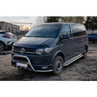 Bull Bar WT004-ST (Stainless Steel) Volkswagen T6 2015-2024 photo 4