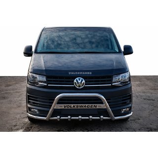 Bull Bar WT004-ST (Stainless Steel) Volkswagen T6 2015-2024 photo 1