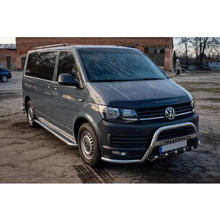 Bull Bar WT004-ST (Stainless Steel) Volkswagen T6 2015-2024 photo 3