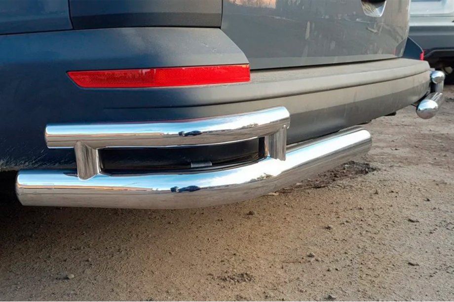 Volkswagen T6 2015-2024 Rear Corner Bars AK003-Double (2 pcs, stainless steel) Image