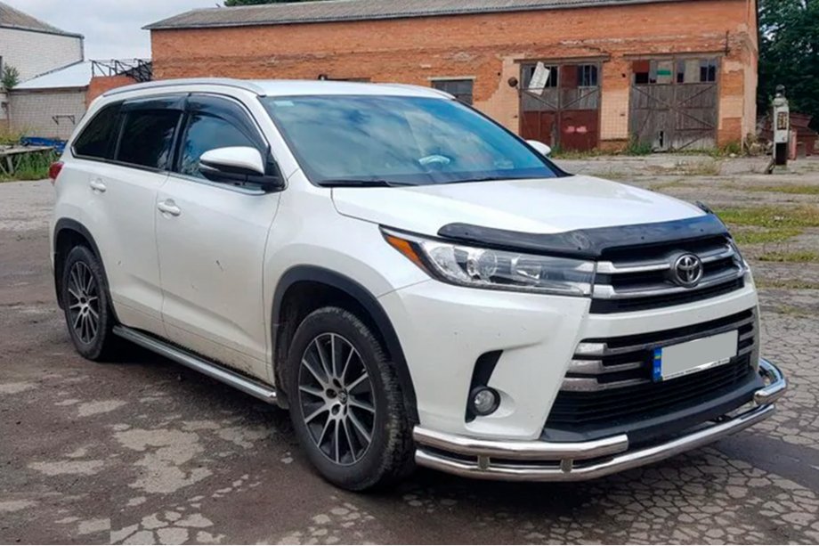Toyota Highlander 2013-2019 Bull Bar ST-Special Stainless Steel Photo 4