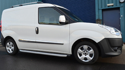 Fiat Doblo II 2010-2022 Chrome Door Handle Covers (4 pcs, Stainless Steel) OmsaLine - Italian Stainless Steel photo 2