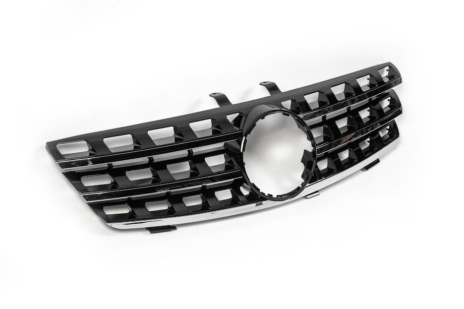Mercedes ML W164 2005-2011 Front Grille (OEM) 2005-2008, Gray Photo 2