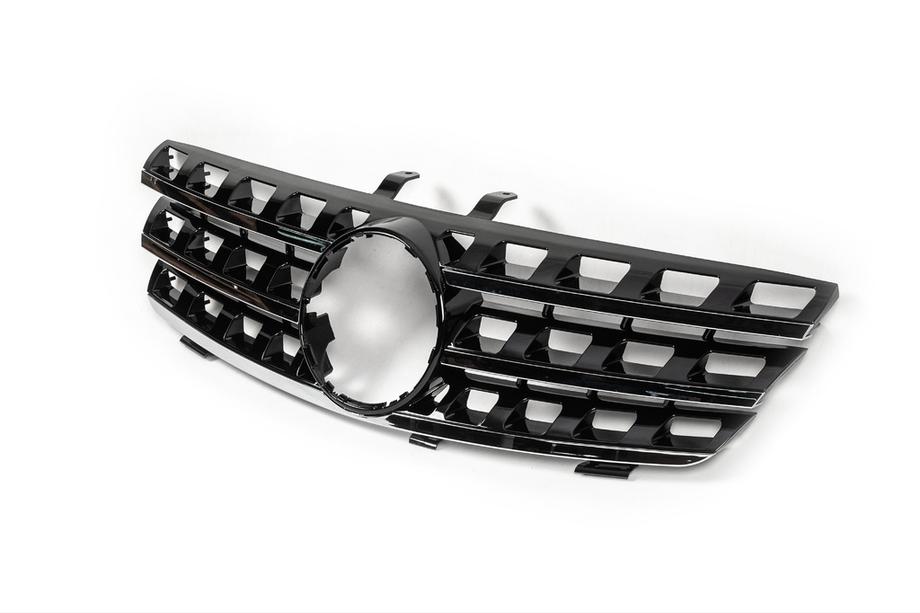 Mercedes ML W164 2005-2011 Front Grille (OEM) 2005-2008, Gray Photo 3