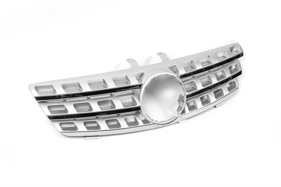 Mercedes ML W164 2005-2011 Front Grille (OEM) 2005-2008, Gray Photo 5