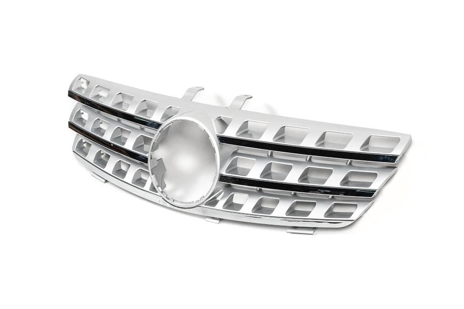 Mercedes ML W164 2005-2011 Front Grille (OEM) 2005-2008, Gray Photo 6