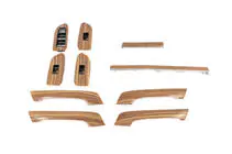 Toyota Land Cruiser Prado 150 2009-2023 Set of wood trim inserts (light) photo 1