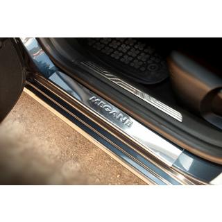 Interior door sill protectors OmsaLine (2 pcs, stainless steel) Renault Megane IV 2016-2025 photo 2