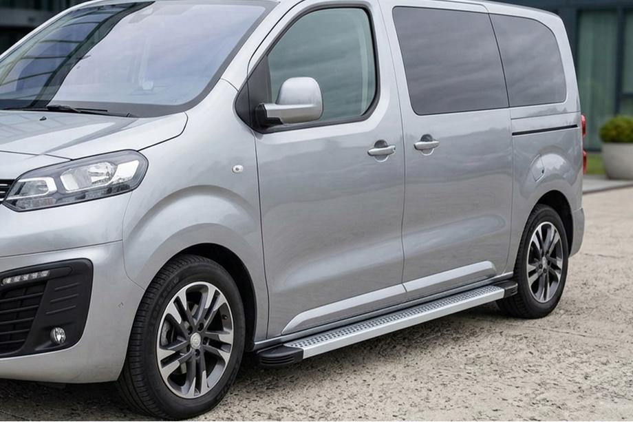 Opel Vivaro 2019- Side Steps Maya V2 (2 pcs, Aluminum) Photo 1
