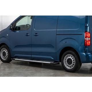 Side Steps Line (2 pcs, Aluminum) Opel Vivaro 2019- photo 1