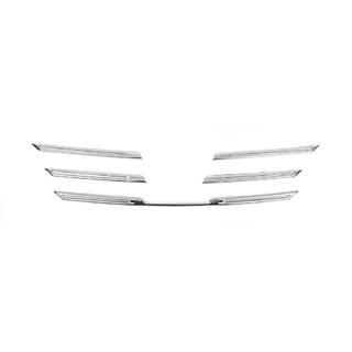 Chrome Grille Covers 2016-2021 (5 pcs, Stainless Steel) Renault Megane IV 2016-2025 photo 3