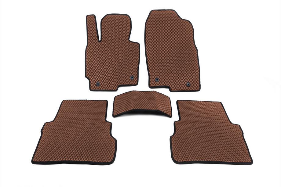 Mazda CX-5 2012-2017 EVA Floor Mats (brick red) Photo 1