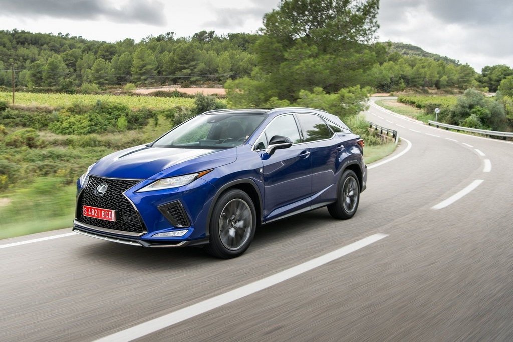 Restyled version of the crossover Lexus RX
