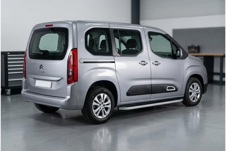Citroen Berlingo/Multispace 2018- Side Steps Tayga Grey (2 pcs, Aluminum) Photo 1