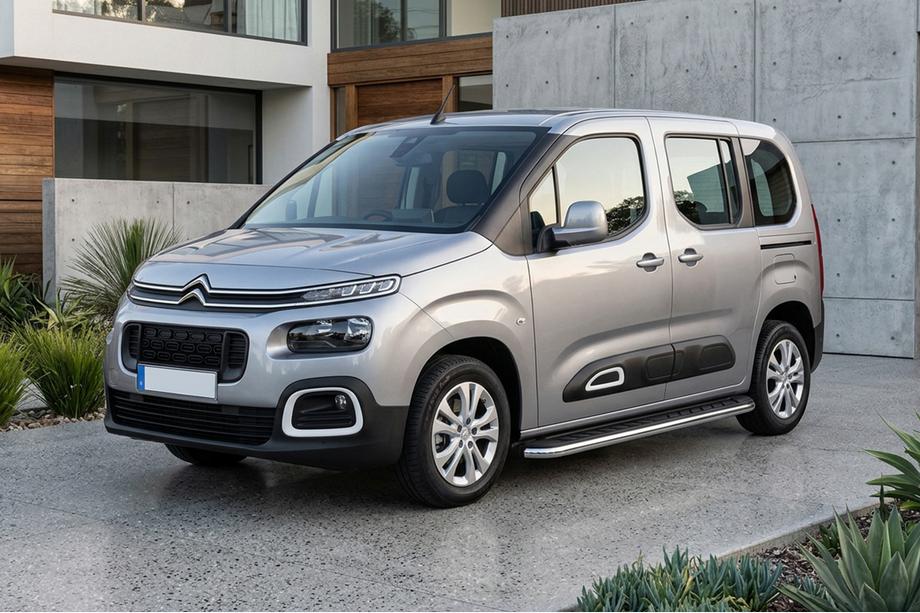Citroen Berlingo/Multispace 2018- Side Steps Maydos V1 (2 pcs, Aluminum & Stainless Steel) Image