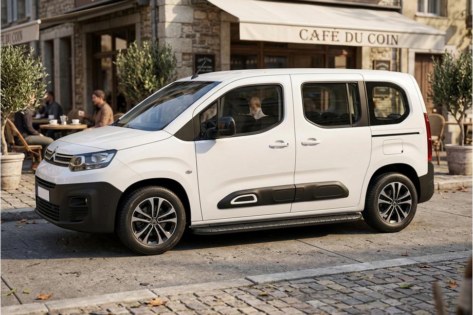 Citroen Berlingo/Multispace 2018- Side Steps Bosphorus Black (2 pcs, Aluminum) Image