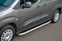 Peugeot Partner/Rifter 2019- Side Steps Fullmond (2 pcs, Aluminum) photo 2