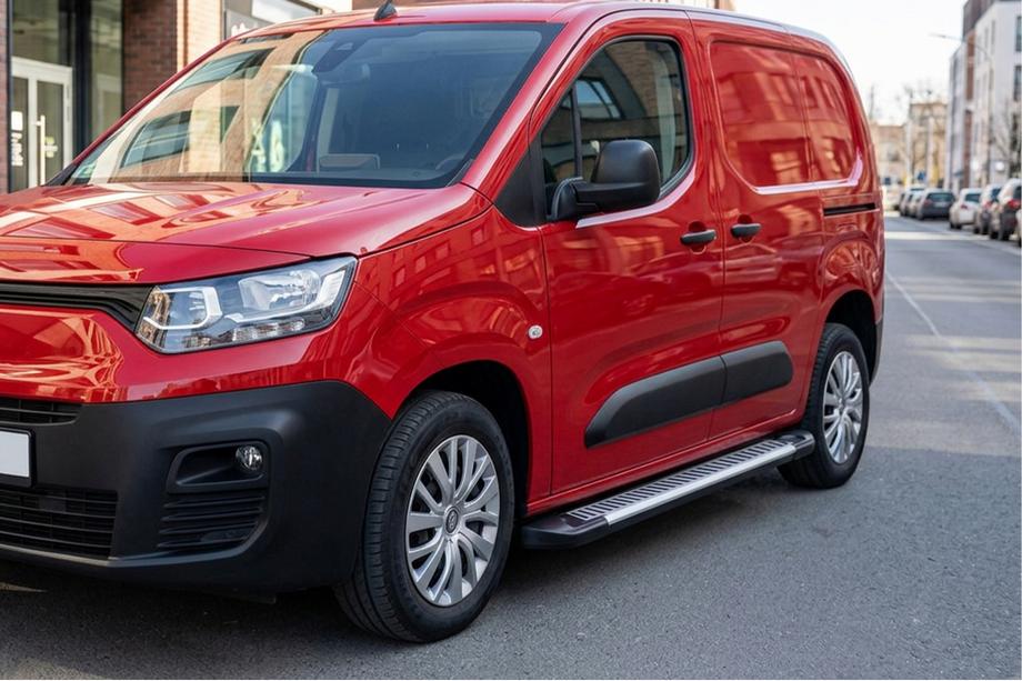 Peugeot Partner/Rifter 2019- Side Steps Line (2 pcs, Aluminum) Image