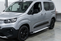 Opel Combo 2019- Side Steps Allmond Grey (2 pcs, Aluminum) photo 1