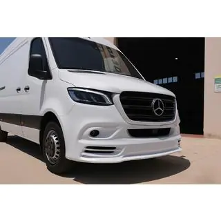 Front bumper lip V3 (primed for painting) Mercedes Sprinter W907/W910 2018- photo 1