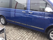 Volkswagen T5 Transporter 2003-2010 Door Moldings (Stainless Steel, Black Chrome) photo 2