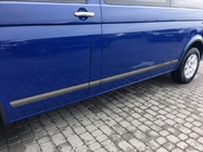 Volkswagen T5 Multivan 2003–2010 Door Moldings (Stainless Steel, Black Chrome) photo 1