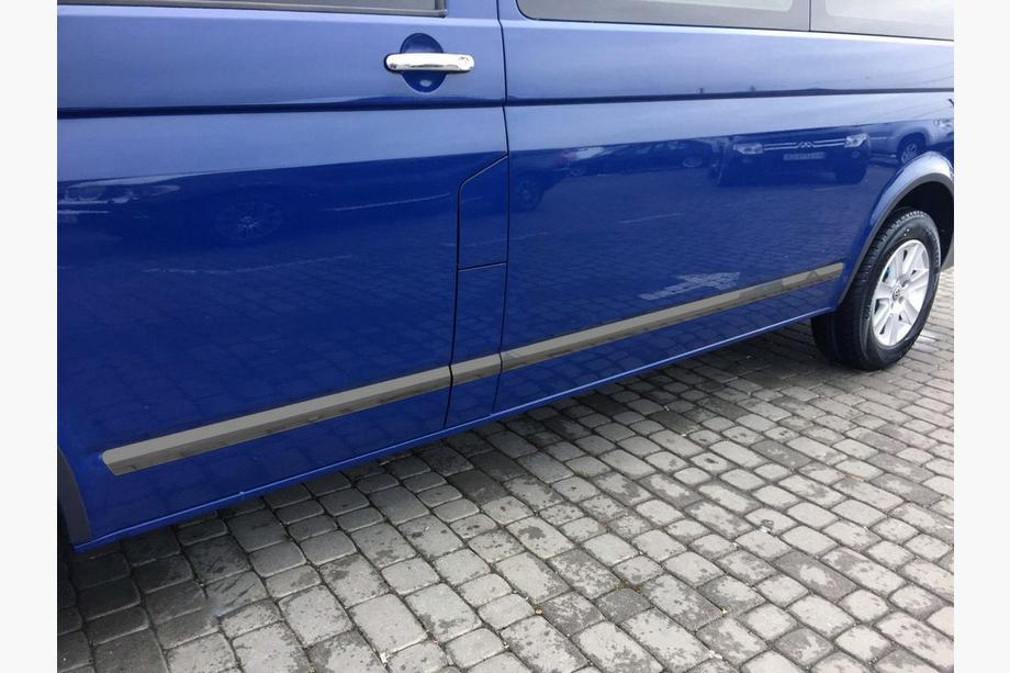 Volkswagen T5 2010-2015 Door Moldings (Stainless Steel, Black Chrome) Photo 1