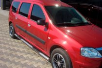 Renault Logan MCV 2005-2013 Side Pipes (2 pcs, Stainless Steel) photo 1