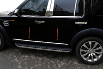 Land Rover Discovery IV 2009-2017 Door Mouldings OmsaLine (4 pcs, Stainless Steel) photo 1