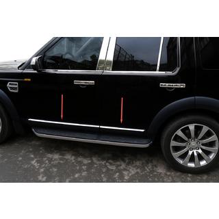 Door Mouldings OmsaLine (4 pcs, Stainless Steel) Land Rover Discovery IV 2009-2017 photo 1