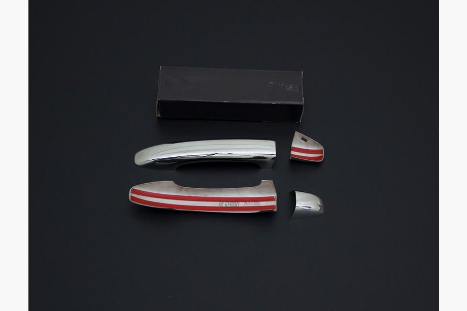 Renault Clio V 2019- Chrome Door Handle Covers (2 pcs, Stainless Steel) Photo 2
