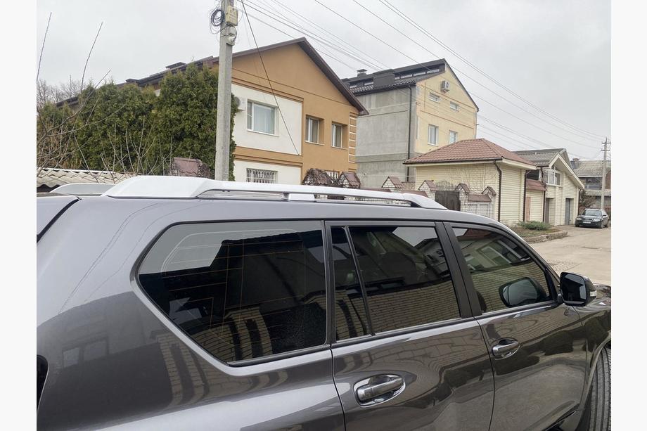 Toyota Land Cruiser Prado 150 2009-2023 Roof Rails Original Design (Silver, 2 pcs) Photo 3