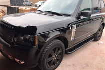 Range Rover III L322 2002-2012 Side Steps Tayga Black (2 pcs, Aluminum) photo 2