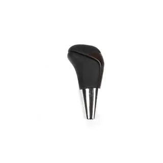Gear Shift Knob (Black Leather + Dark Wood) photo 2
