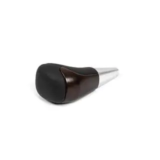 Gear Shift Knob (Black Leather + Dark Wood) photo 1