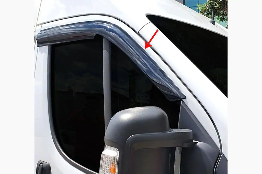 Fiat Ducato 2006-2025 Window Deflectors (2 pcs, Sunplex) Image