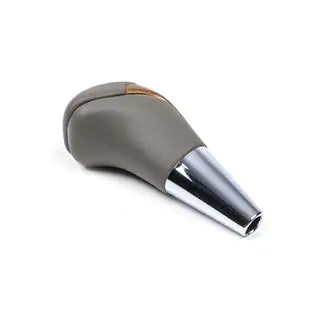 Gear Shift Knob (Gray Leather + Light Wood) Toyota Land Cruiser 200 2007-2021 photo 2