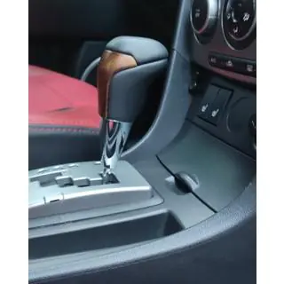 Gear Shift Knob (Black Leather + Light Wood) Toyota Land Cruiser 200 2007-2021 photo 4