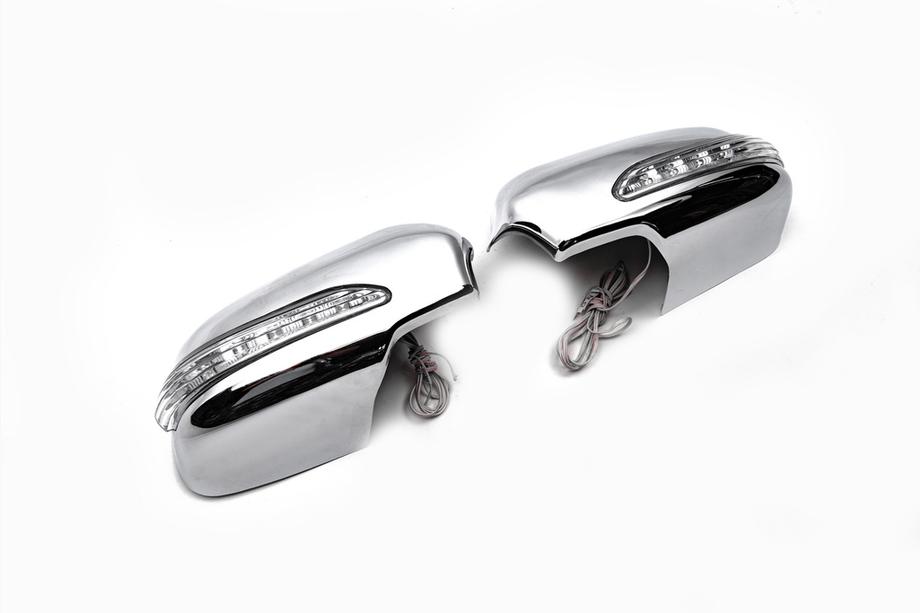 Ford Focus II 2005-2008 Mirror Covers LED (2 pcs, ABS) Photo 5